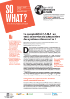 La comptabilité C.A.R.E&nbsp;: un outil au service de la transition des systèmes alimentaires&nbsp;?