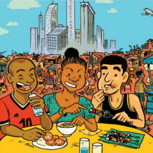 illustrtation rubrique : 2018 /Symposium international Manger en ville - Comer en la calle