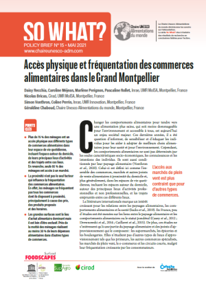 illustration So what : Accès physique et fréquentation des commerces alimentaires dans le Grand Montpellier