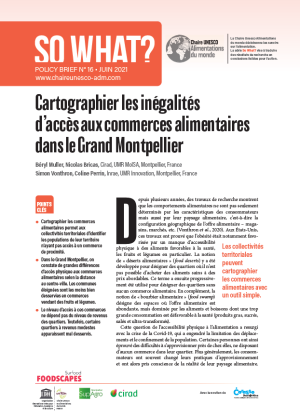 illustration So what : Cartographier les inégalités d’accès aux commerces alimentaires dans le Grand Montpellier