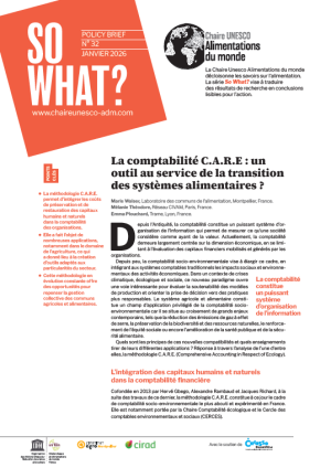 illustration So what : La comptabilité C.A.R.E&nbsp;: un outil au service de la transition des systèmes alimentaires&nbsp;?