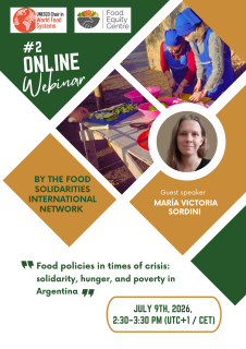 illustrtation article : Food policies in times of crisis : solidarity, hunger, and poverty in Argentina