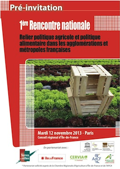 illustrtation article : 2013/ Relier politique agricole et politique alimentaire dans les agglomérations françaises