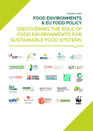 illustrtation article : Food environments and EU Food Policy
