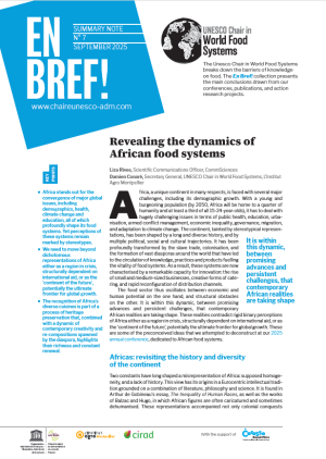 illustrtation article : Revealing the dynamics of African food systems