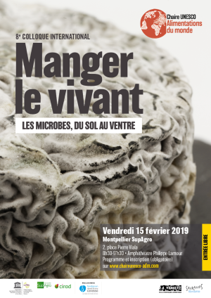 illustrtation article : 2019/ Manger le vivant - Les microbes, du sol au ventre