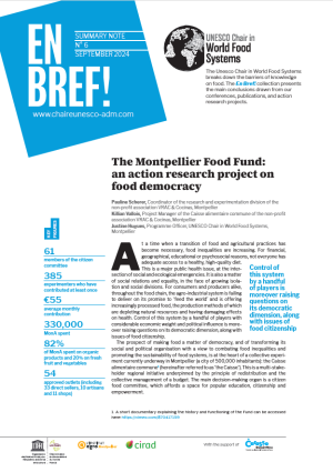 illustration So what : The Montpellier Food Fund: an action research project on food democracy