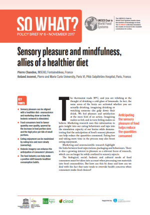 illustrtation article : 6/ Sensory pleasure and mindfulness, allies of a healthier diet