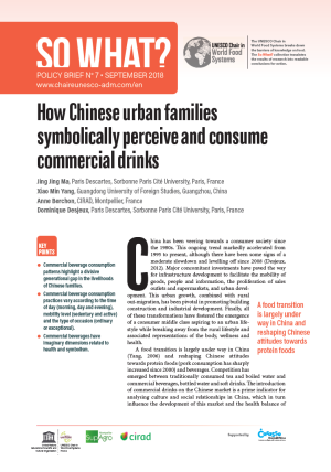 illustrtation article : 7/ How Chinese urban families symbolically perceive and consume commercial drinks