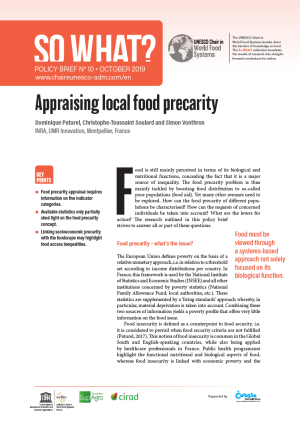 illustration So what : Appraising local food precarity