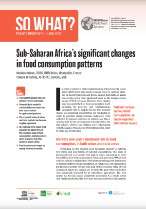 illustrtation article : 2/ Sub-Saharan Africa’s significant changes in food consumption patterns  