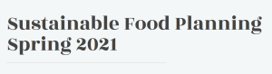 illustrtation article : 2021 / Sustainable Food Planning Spring 2021